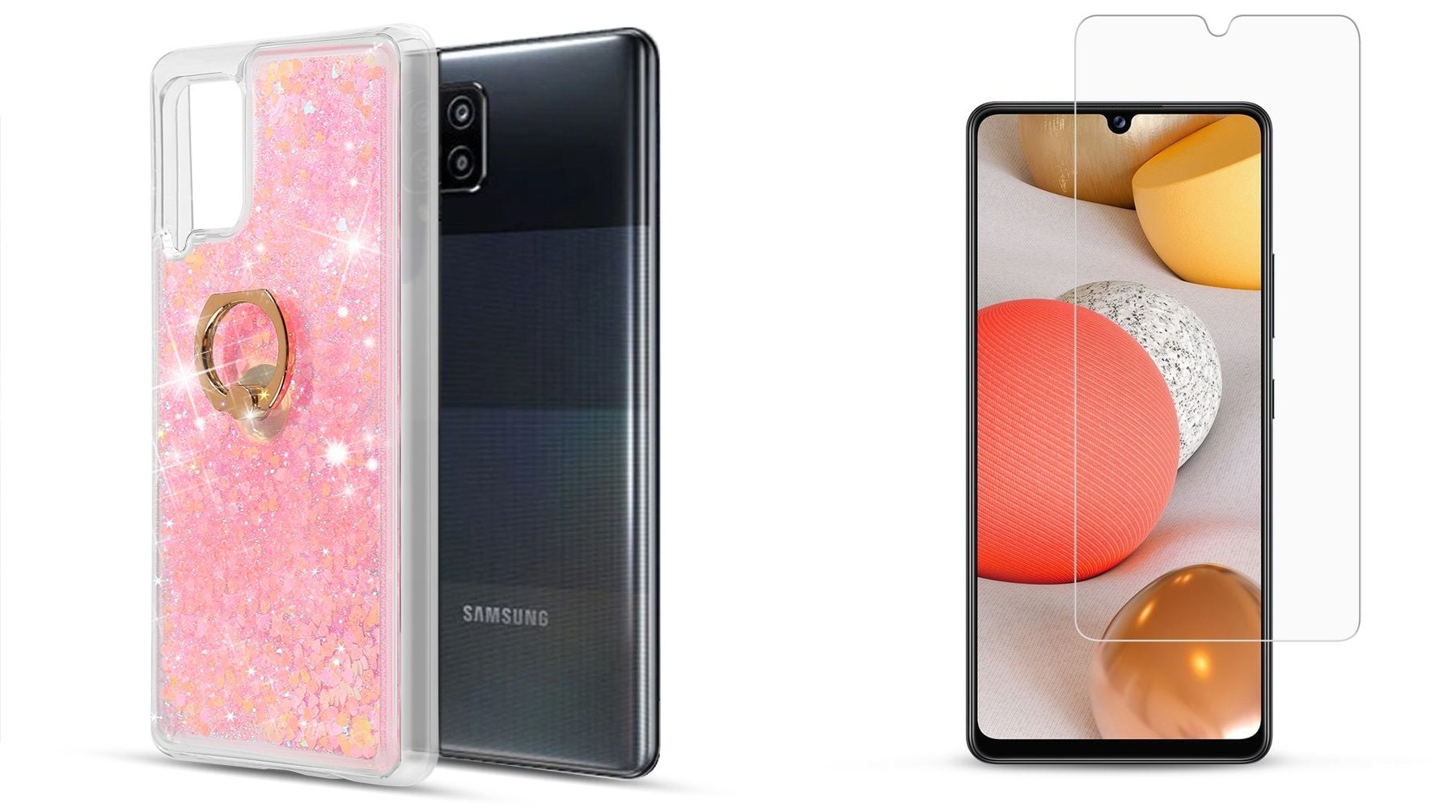 Bemz Waterfall Case for Samsung Galaxy A42 5G (Flowing Liquid Glitter