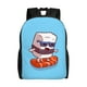 thumbnail image 1 of Fotbe Sushi Salmon Surfing Mochila de Viaje para Laptop, Mochila Ejecutiva Delgada y Resistente 15.6", 1 of 8