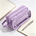 thumbnail image 6 of Solivara Detachable Clear Pencil Case Large Capacity Multi Layer For Stationery Storage (E,8.46 × 4.72 × 3.54in), 6 of 7