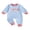 Blue, variant on Cenuakty Baby Boy Christmas Romper Embroidery Long Sleeve Crew Neck Bodysuit