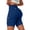 EI36_Navy, variant on Lumtrix Biker Shorts Women Tummy Control Butt Lifting Athletic Yoga Shorts with Pockets High Waist Gym Cargo Short Leggings Dark Gray S