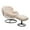 Beige, variant on SESSLIFE Accent Chair with Ottoman, Comfort Lounge Chair Black Legs, Fabric Sofa Chair for Living Room Bedroom Office