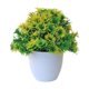 thumbnail image 2 of Bonsái Artificial, simulación de plantas, accesorios para fotos, obra de arte, adorno de mesa de flores en maceta para dormitorio, balcón, escritorio, Amarillo, 2 of 8