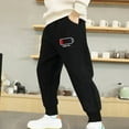 thumbnail image 2 of Odeerbi 8-15 Años Niños Algodón Pantalones de Deporte Deportivo Entrenamiento Pantalones de Jogger Lindos Joggers Informales Impresos, 2 of 4