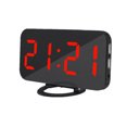 thumbnail image 1 of Reloj Led Digital Dual Snooze Mirror Reloj Despertador Hora Modo Nocturno Grande Eigraketly HA024230-01, 1 of 5