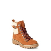 Scoop Women's Addison Faux Sherpa Hiker Boot