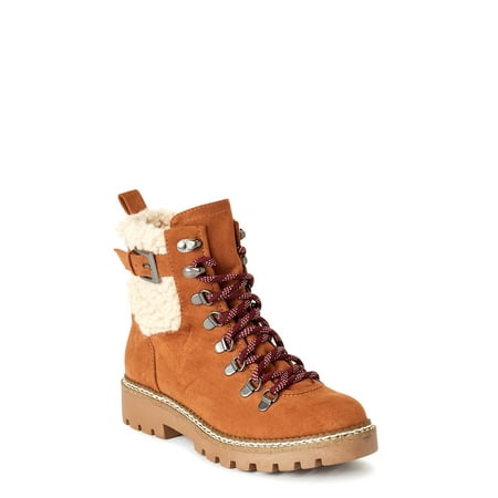 Scoop Women's Addison Faux Sherpa Hiker Boot
