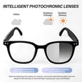 thumbnail image 5 of GJX Bluetooth Glasses for Women and Men,Smart Glasses,Semi-Open Sun Glasses,AI Glasses with Audio Calling and Voice Assistant,AI Translation for Hiking,Driving,Cycling,Black, 5 of 7