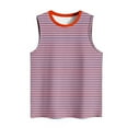 thumbnail image 4 of BLVB Summer Tank Tops for Women Stripes Crewneck Sleeveless T-Shirts Casual Loose Ladies Going out Blouse, 4 of 4