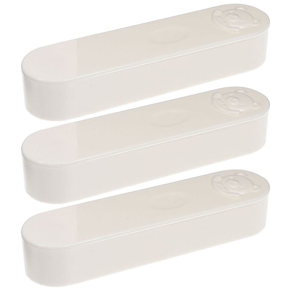 3 piezas de soporte para hisopos de algodón, soporte para bolas de algodón, caja decorativa para hisopos de algodón.