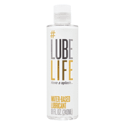 LUBELIFE Water-Based Lubricant, Non-Staining and Easy Clean Personal Lube, Toy-Safe, 8 fl oz