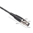 thumbnail image 4 of Cable De Micrófono 3,5 mm TRS 1/8 pulgadas macho a Mini 3 pines XLR hembra Cable de extensión de micrófono de audio, 4 of 7