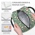 thumbnail image 3 of Yiaed Mushrooms Gnome Print Lunch Bag Adult Insulated Lunch Box, Leakproof Cooler Food Lunch Containers Reusable High Capacity Lunch Tote Bags-One Size, 3 of 6