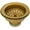 Gold, variant on Ruvati USA RVA1039ST Basket Strainer for Thick Fireclay Kitchen Sink Drain Assembly, Stainless Steel