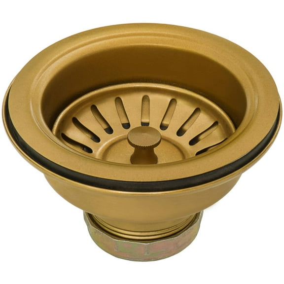 Ruvati Rva1039 Accessories 3-1/2" Basket Strainer - Gold