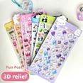 thumbnail image 2 of 3D Puffy Stickers,Relief Stickers,Reusable Tiny Patch,Resin DecorativeStickers Cartoon MiniStickers,for Phone Case, Scrapbook Journal Water Bottle Decorations,DIY Gift PackagingStickerss, 2 of 8