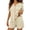 Beige Pajamas for Women, variant on Lounge Sets for Women 2 Piece Pajamas Summer Lightweight Silky Sleepwear Top and Shorts