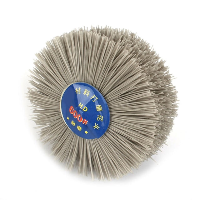Brosse à Roue en Nylon Abrasif 80mm Tête de Broyage 80-600Grit pour Menuiserie et Polissage