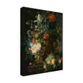 thumbnail image 3 of Trademark Fine Art Jan Van Huysum Still Life With Flowers And Fruit Canvas Wall Art - 24x32, 3 of 5