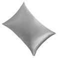 thumbnail image 2 of Funda de almohada de diseño simple Home Dorm Apartment Hotel Funda de almohada Funda de almohada de cama de color sólido, Gris plateado Eigraketly HA000545-03B, 2 of 7