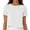 White, variant on BLVB Cotton Linen Shirts for Women Spring Summer Casual Crewneck Short Sleeve Shirt Blouses Cute Beach Crop Tops