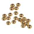 thumbnail image 1 of 20 piezas cuentas espaciadoras de acero inoxidable ajuste localizable oro 6x3x1,5mm accesorios para hacer joyas DIY, 1 of 12