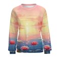 thumbnail image 7 of Butterfly Womens Oversized Sweatshirts Hoodies Crewneck Casual Tops Comfy FallWinter Clothes 2024, 7 of 7