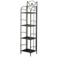 thumbnail image 1 of Pemberly Row 4 Tier 13" Bakers Rack in Chocolate, 1 of 2