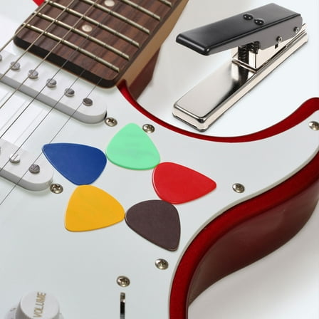 HEMOTON Guitar Pick Punch Professional Guitar Picks Guitar Picks Maker 18*6*4cm Black