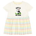 thumbnail image 3 of Inktastic Baby Golfing New to the Club Girls Baby Dress, 3 of 5