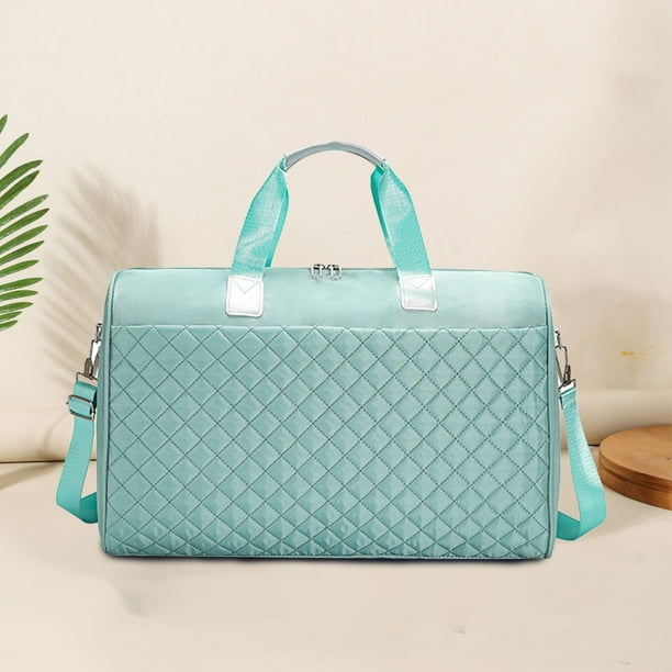Bolso de Viaje Impermeable Verde, Bolso de Mano de Gran Capacidad para Fitness, Deportes y Entrenamiento. Bolso de Mujer | Poliéster | 47 X 30 X 23 Cm