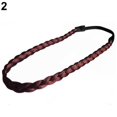thumbnail image 3 of Besufy Wig Braided Headband Women Vintage Bohemian Forehead Twist Braided Stretch Elastic Headband Hair Band, 3 of 7