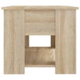 thumbnail image 5 of vidaXL Coffee Table Sonoma Oak 79x49x41 cm Engineered Wood, 5 of 5