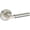 Satin Nickel, variant on Baldwin HDLKFSRR044 Lake Forest Non-Turning One-Sided Dummy Door Lever - Brass