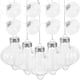 thumbnail image 4 of 12 Uds. De adornos colgantes de bolas de Navidad, colgantes para colgar de Navidad, adornos de bolas rellenables de plástico transparente, 4 of 8