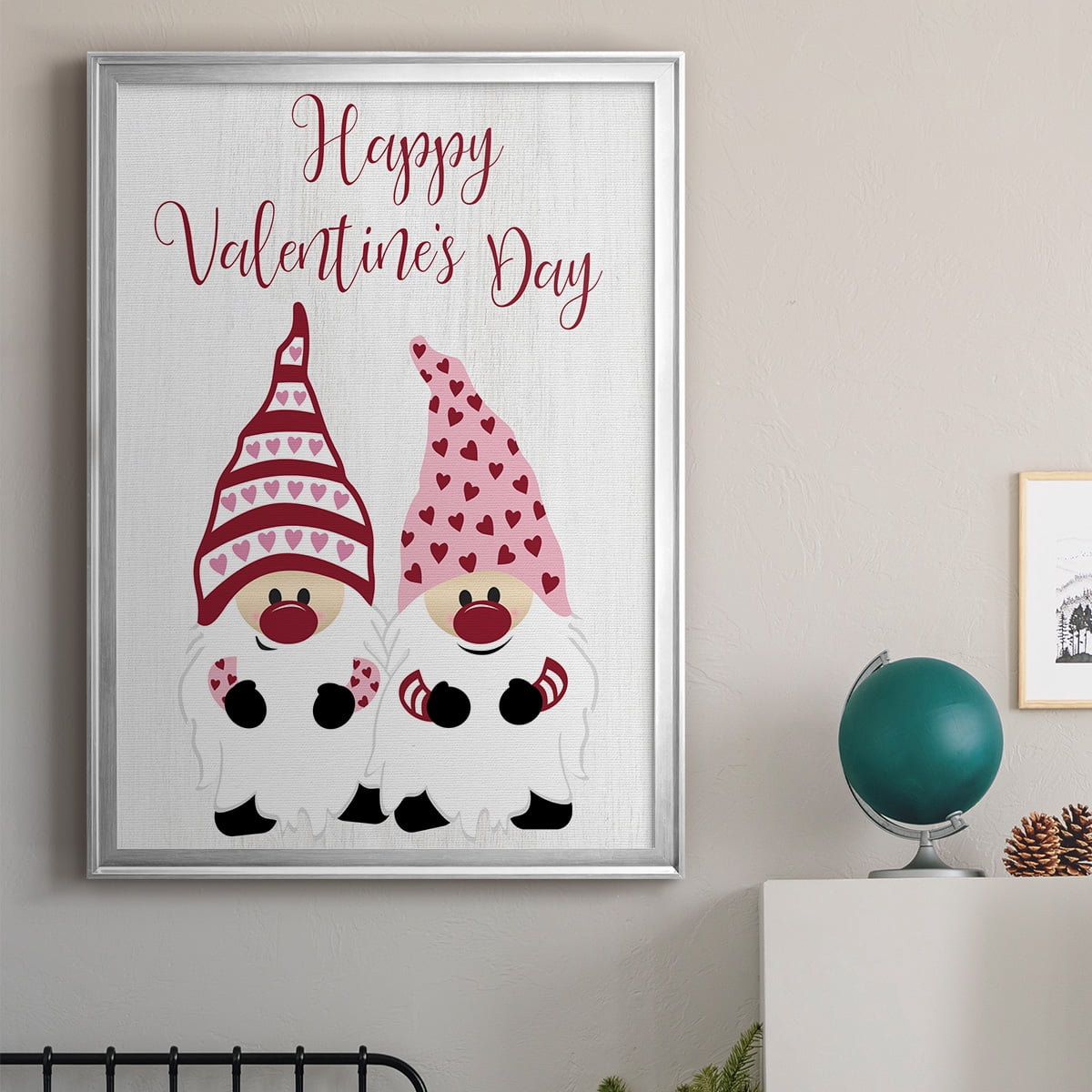 Valentines Gnomes Premium Classic Framed Print - Ready to Hang