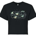 thumbnail image 3 of Star Wars - The Mandalorian Grogu Star Wars   - Juniors Cropped Short Sleeve Graphic T-Shirt, 3 of 5