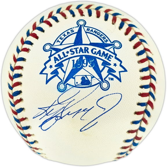 Ken Griffey Jr. Autographed Official 1995 All Star Game Logo Baseball Seattle Mariners Beckett BAS Witness #3W342022