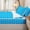 Cyan Cream, variant on Erosebridal Hot Pink Black Polka Dot Zipper Twin Comforter Sets with Fitted Sheet and 2 Pillowcases,Dual Tone Circle Girl Zipper Bedding Set For Girls,Black Reversible,4-Piece