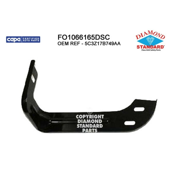 New Aftermarket Premium Fit Front Driver Side Inner Bumper Mounting Bracket 5C3Z17B749AA CAPA fits 2005 Ford Excursion