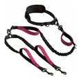 thumbnail image 1 of Reflective Dual Dog Leash for 2 Dogs Padded Handles Dual Dog Leash for Medium Large Dogs Training Jogging Running A, 1 of 5