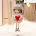 thumbnail image 1 of Christmas Hanging Plush Doll Toy Angel Girl Bell Doll Ornaments Hanging Decoration Pendant for Christmas Party, 1 of 5