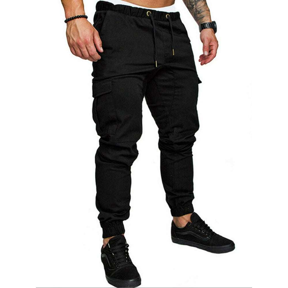 cargo straight leg trousers