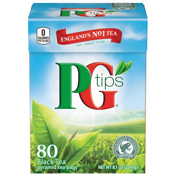 PG tips Pyramid Bags Premium Black Tea, 80 ct