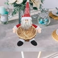 thumbnail image 6 of Hand Woven Basket Christmas Desktop Decoration, Christmas Storage Basket, Stylish Fruit Basket Food Basket for Kitchen Santa, 6 of 8