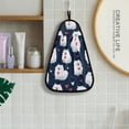 thumbnail image 4 of Samoyed Heart Pattern Hand Towel Quick Drying Home Storage Kitchen Towel Hooks Dish Cloths, 4 of 6