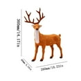 thumbnail image 3 of Luoshdecor Christmas Reindeer Figurines Tabletop Decoration, Xmas Animal Statue,Christmas Gift for Indoor Decor 14.1 in, 3 of 4