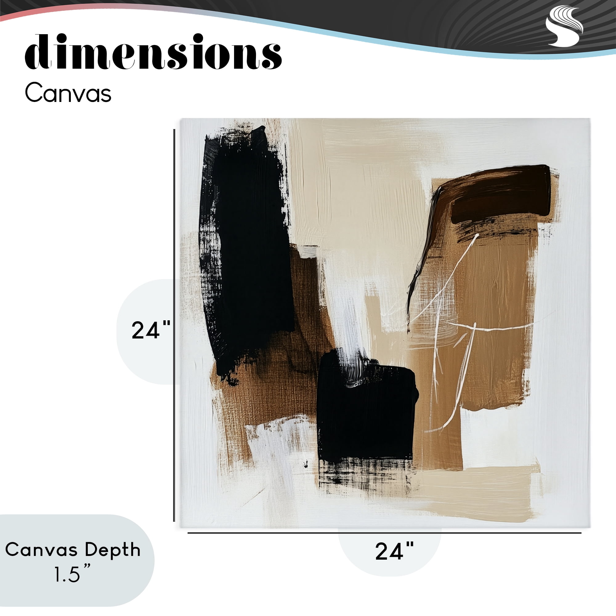 Stupell Industries Earthy Hues Neutral Balance Canvas Wall Art, design by Petal Prints Design