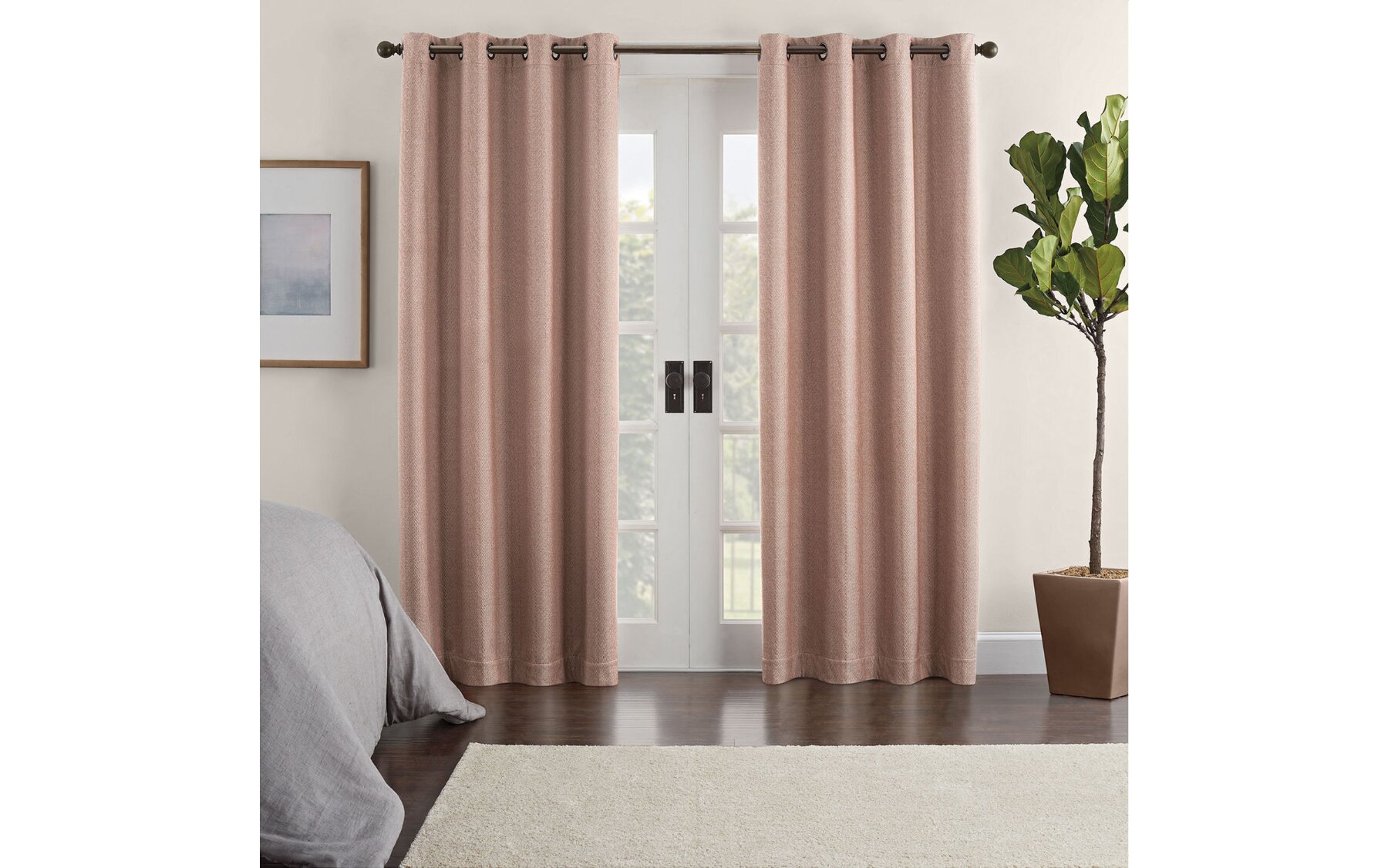 Eclipse Ambiance Chevron Draft Stopper Energy Saving 100 Blackout