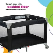 Cosco Kids™ Large Baby Playpen, Funsport Portable Baby Play Yard, Butterfly Twirl (Purple)